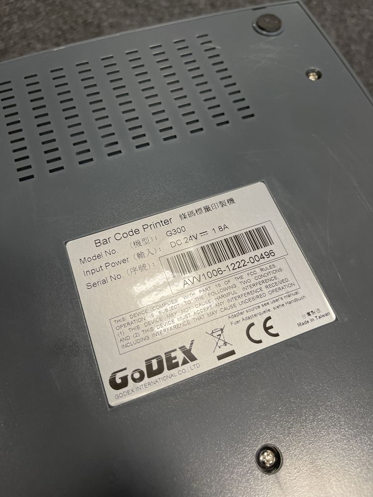 Drukarka termotransferowa termiczna Godex G300 203 dpi