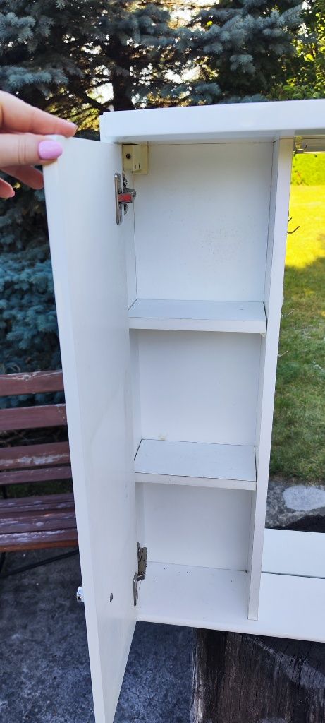 Zestaw łazienkowy szafka z umywalką + szafka z lustrem