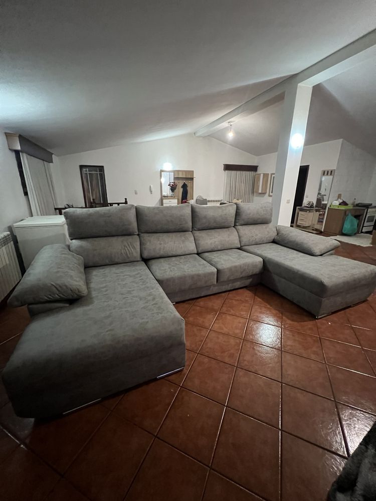 Vendo Sofá Dupla Chaise, com pouco uso