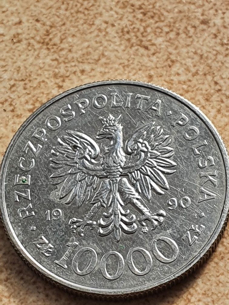 Moneta 10000   1990 Solidarność