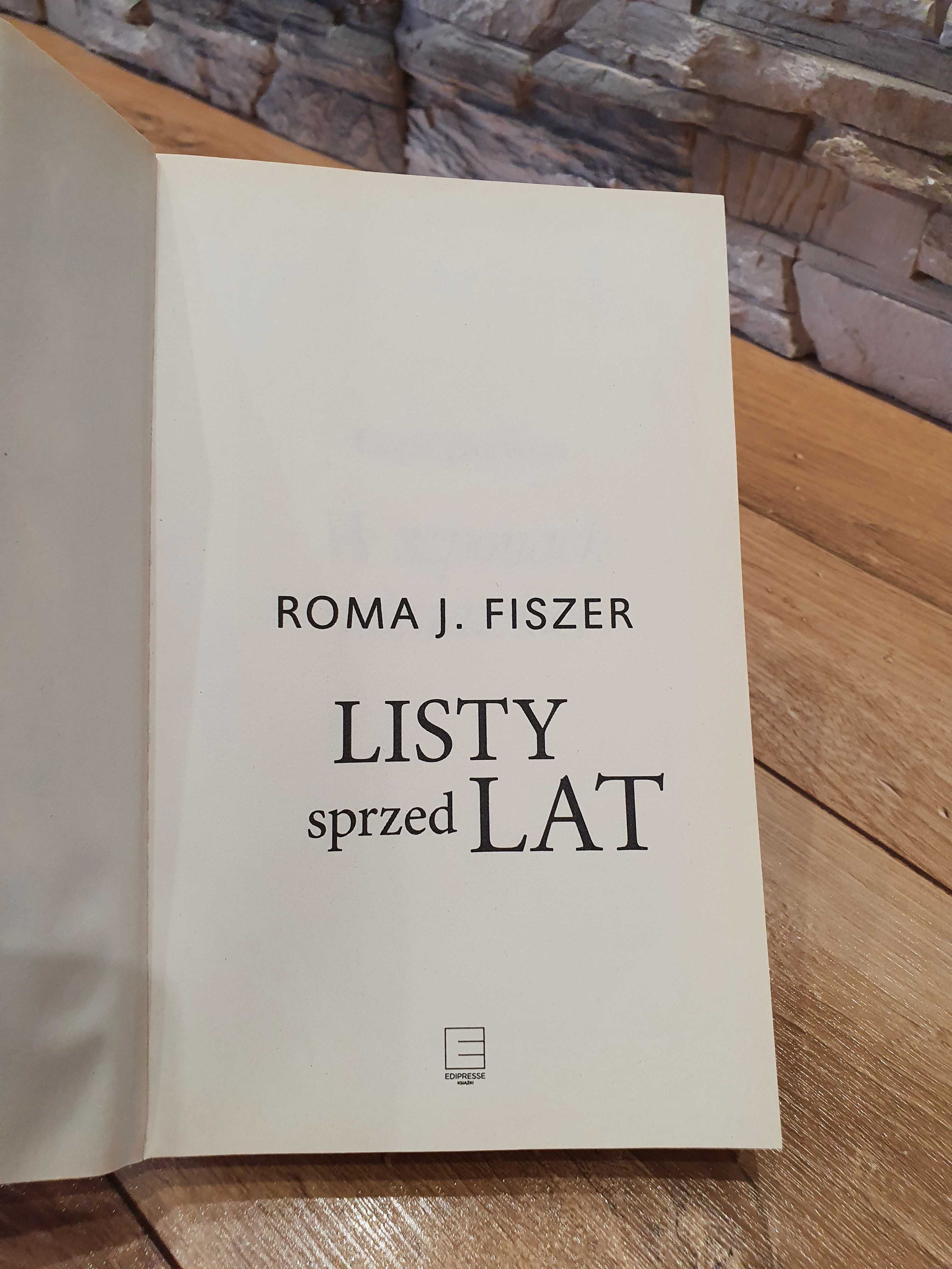Książka "Listy sprzed lat" Roma J. Fiszer