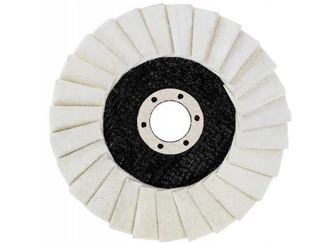 Tarcza Lamelka filcowa Wachlarzowa do polerowania POLERSKA 125M