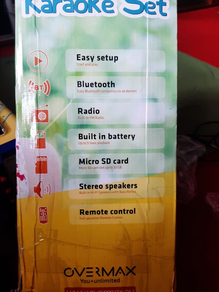 Karaoke radio Overmax Idol 3.1  7w1  bluetooth