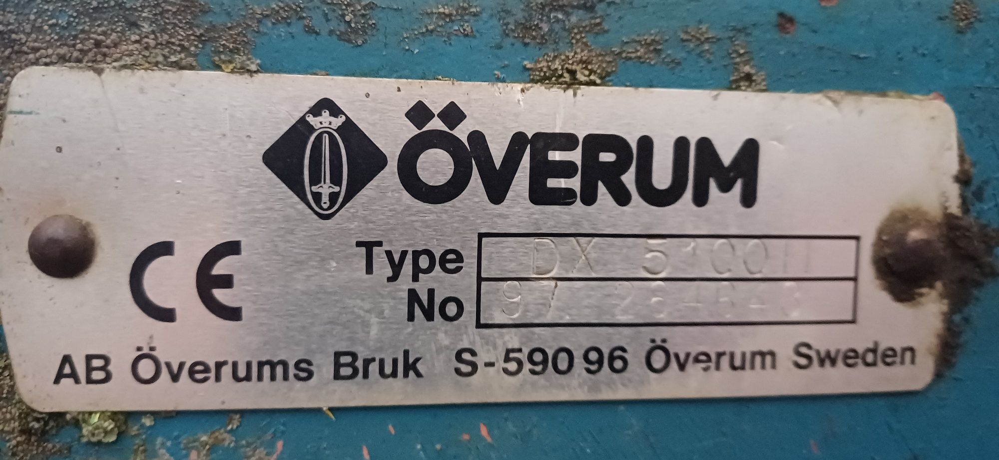 Pług Overum DX5100 obrotowy NonStop 5skibowy