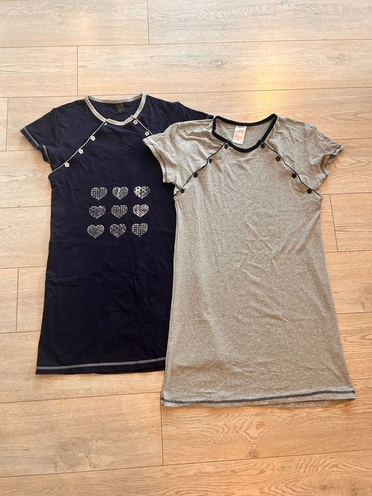 2 koszule nocne do karmienia S