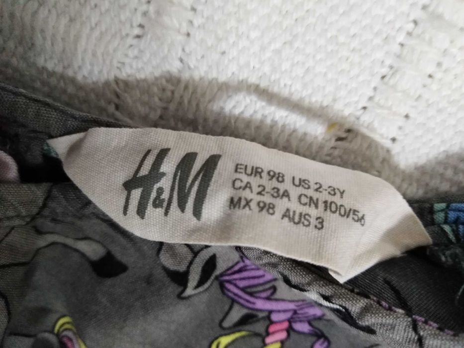 Vestido Unicório H&M 2-3 Year Old