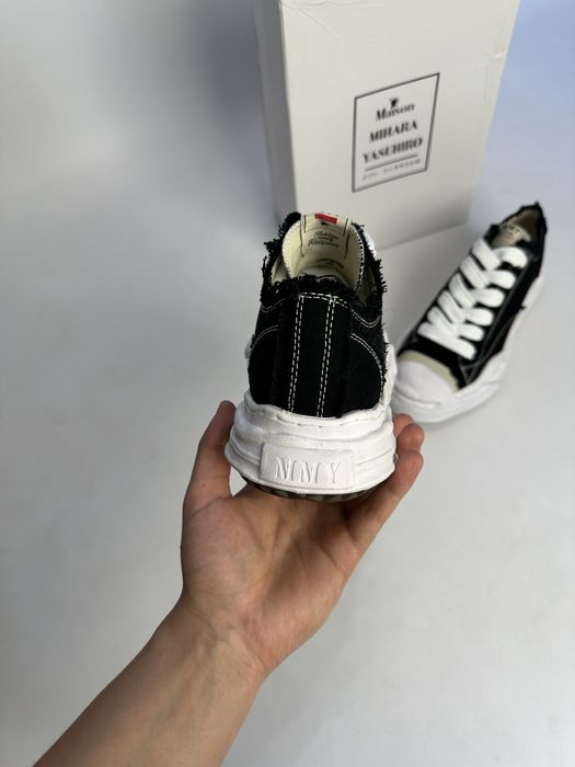 MMY Maison Mihara Yasuhiro black черные кеды кроссовки чорні кеди 43
