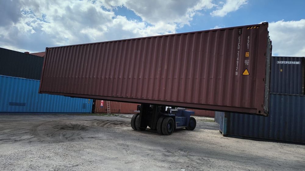 Kontener Morski 40HC Magazynowy 12x2,5x2,9 Transport z Rozładunkiem