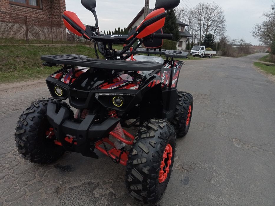 Quad XTR FIRESHOT PRO 125 NOWY 3+1 gwarancja transport koła 8" licznik