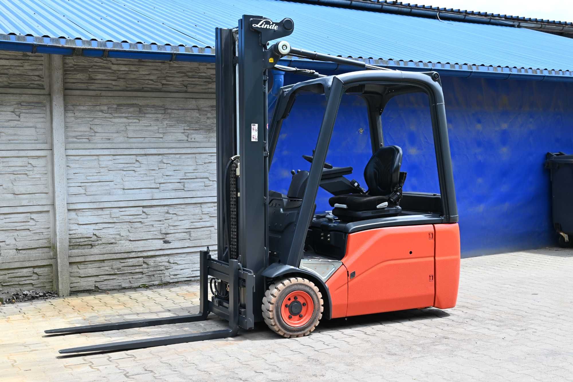 Wózek widłowy Linde E16 Triplex 540 cm 2013 rok Bateria 2020r FHP 402