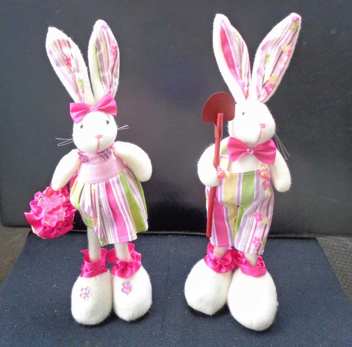 Кролик заяц садовник редкая кукла игрушка