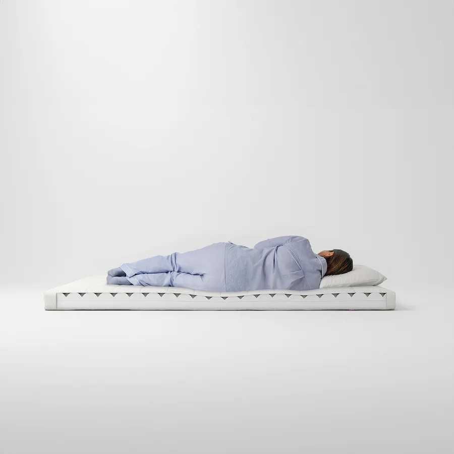 Cama individual/dupla, com 3 gavetas, branco, 80x200 cm, com colchões.