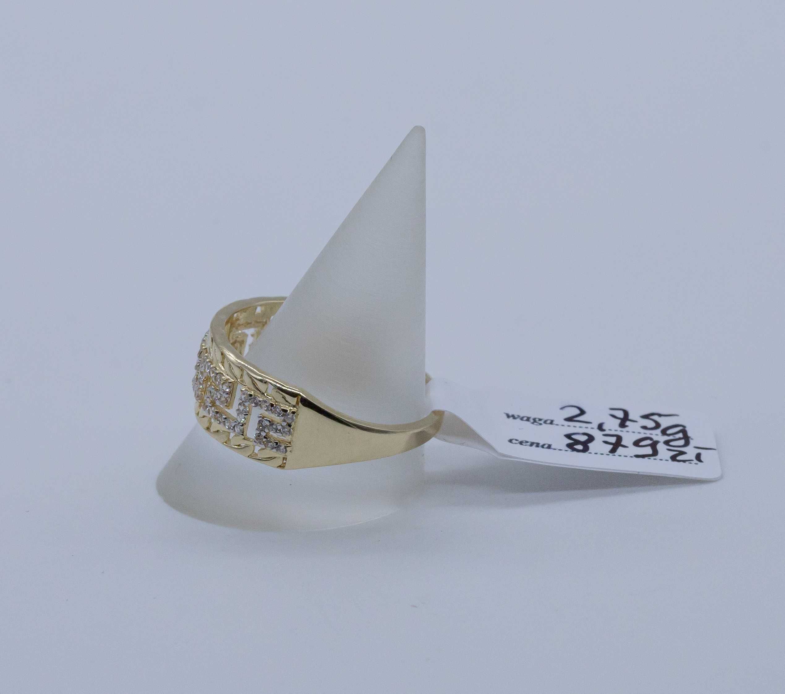 Złoty pierścionek 585 2,75 gram rozmiar 20 NOWY