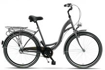 Rower miejski 26" Kands S-Comfort 3-biegowy grafitowy mat Łańcut