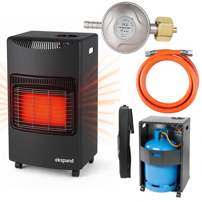 PIECYK GAZOWY szybkie ogrzewanie 4200W na butle GRZEJNIK na gaz