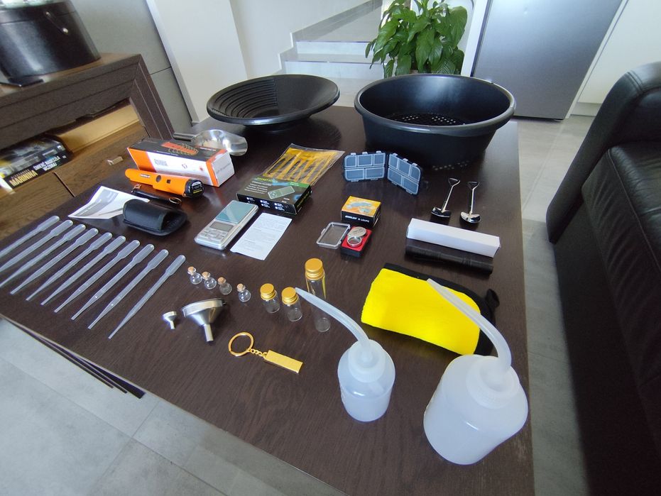 Zestaw do płukania złota – komplet dla początkujących. Zestaw hobbysty