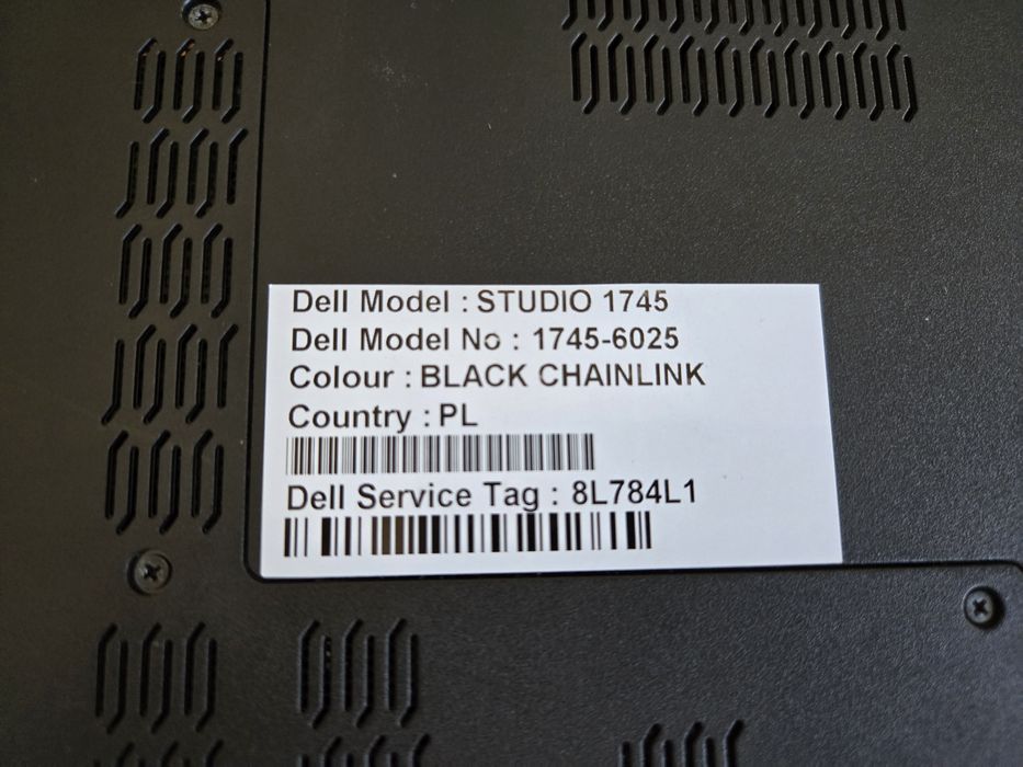 Laptop Dell Studio 17 cali