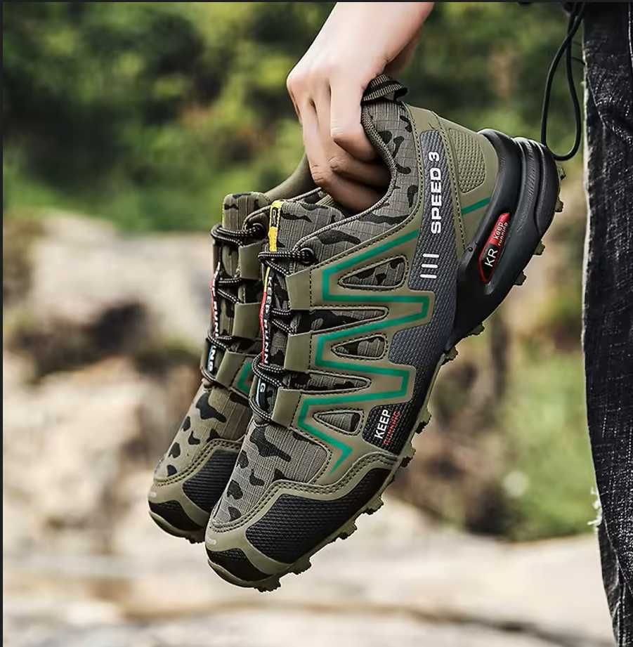 Тактичні кросівки камуфляж зелені хакі SOLOMON Розміри 41-46 ЛЕГКІ!