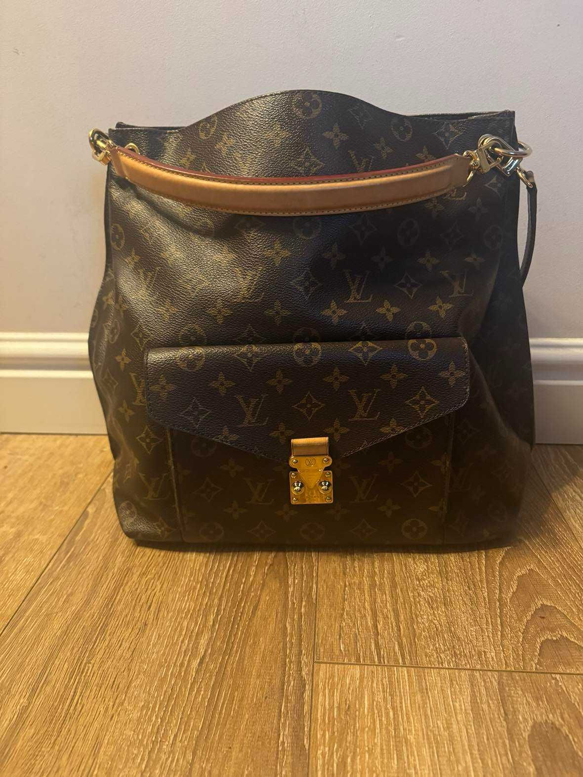 Louis Vuitton M40781 Torebka Metis Hobo Brązowy Monogram Płótno LV