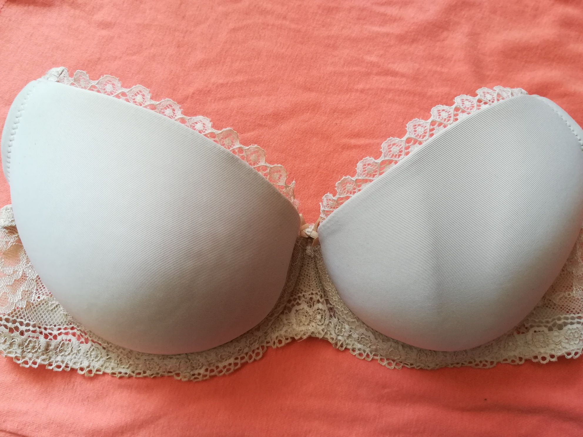 HUNKEMOLLER biustonosz beżowy push-up 70 75 B