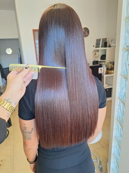 Keratyna Nanoplastia botox przedłużanie włosów Fryzjerstwo Nanoplastyk