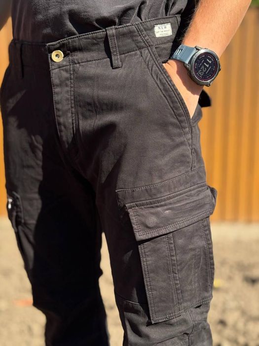 Штани чоловічі карго зимові Loshan олива, сірі чорні.