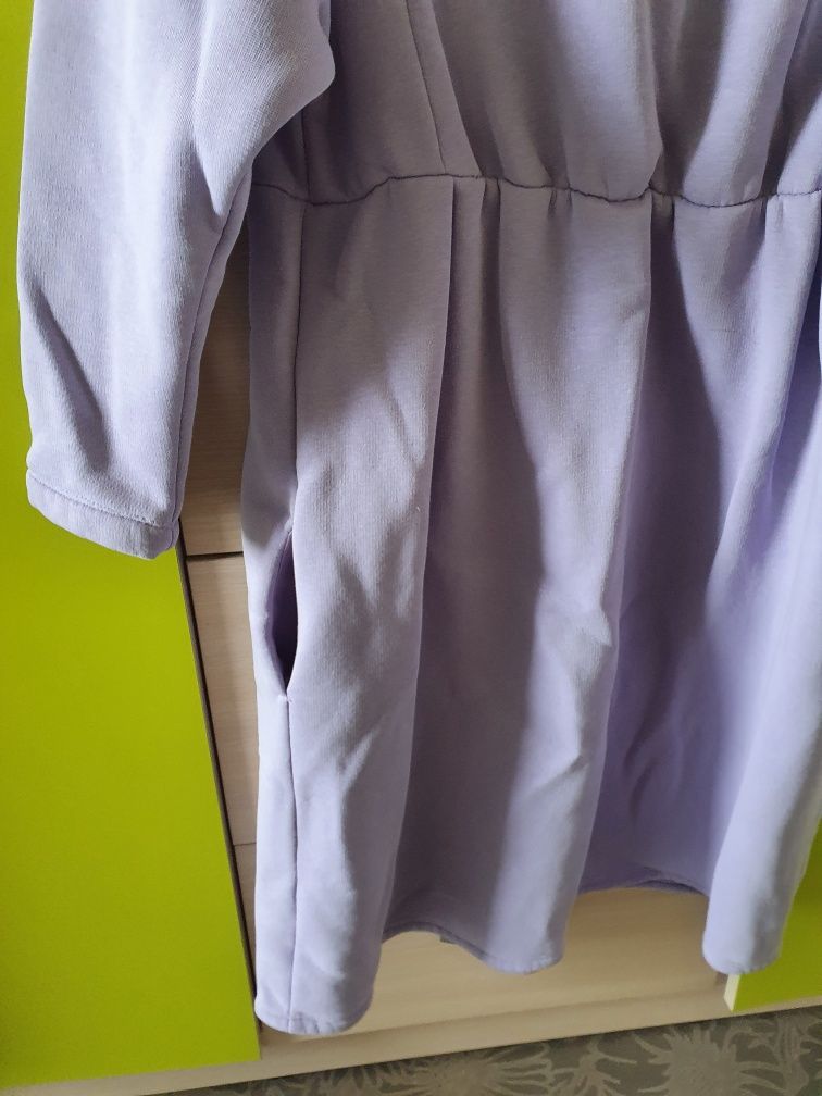 Платье для беременных и кормящих  теплое трехнитка с начесом  б/у