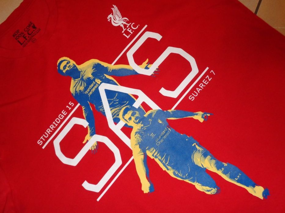 LIVERPOOL Suarez Sturridge LUX oryg. czerwona męska koszulka NOWA XXL