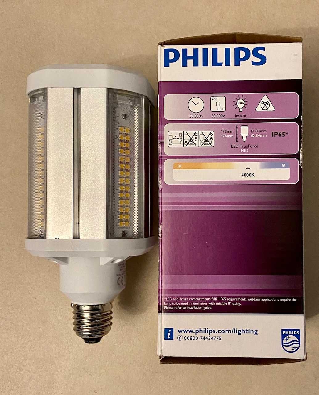 Żarówka Philips TrueForce LED HPL 42W E27 - 6000 lumen