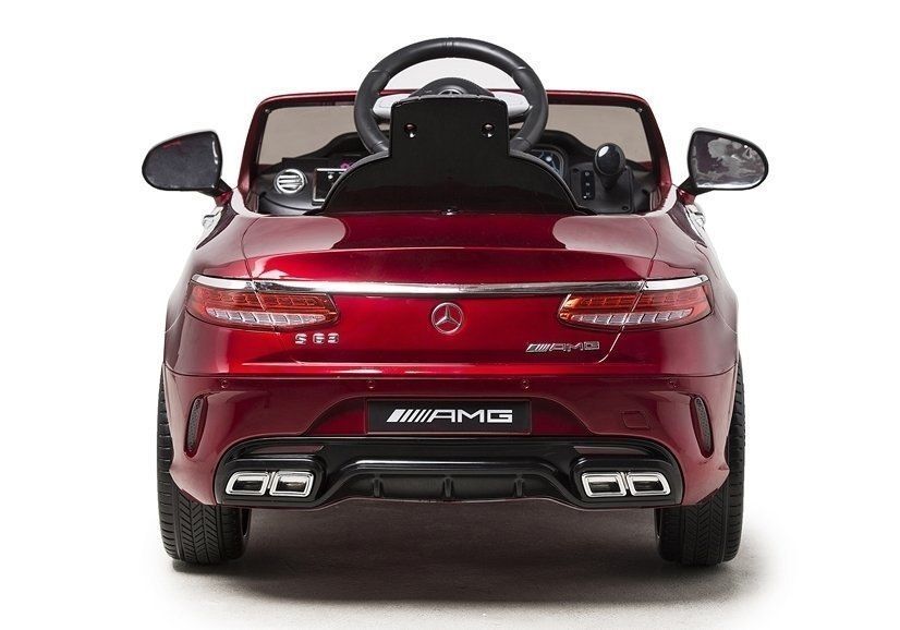Auto Na Akumulator Mercedes S63 Czerwony Lakier