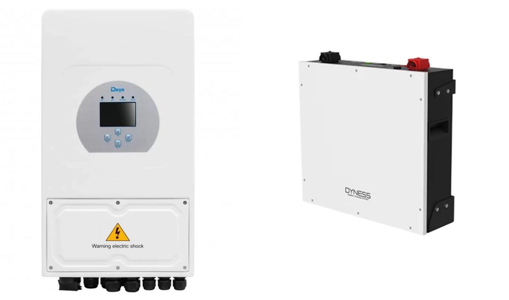 Комплект Deye 5квт + Dyness акумулятор 5.1 квт резервне живлення