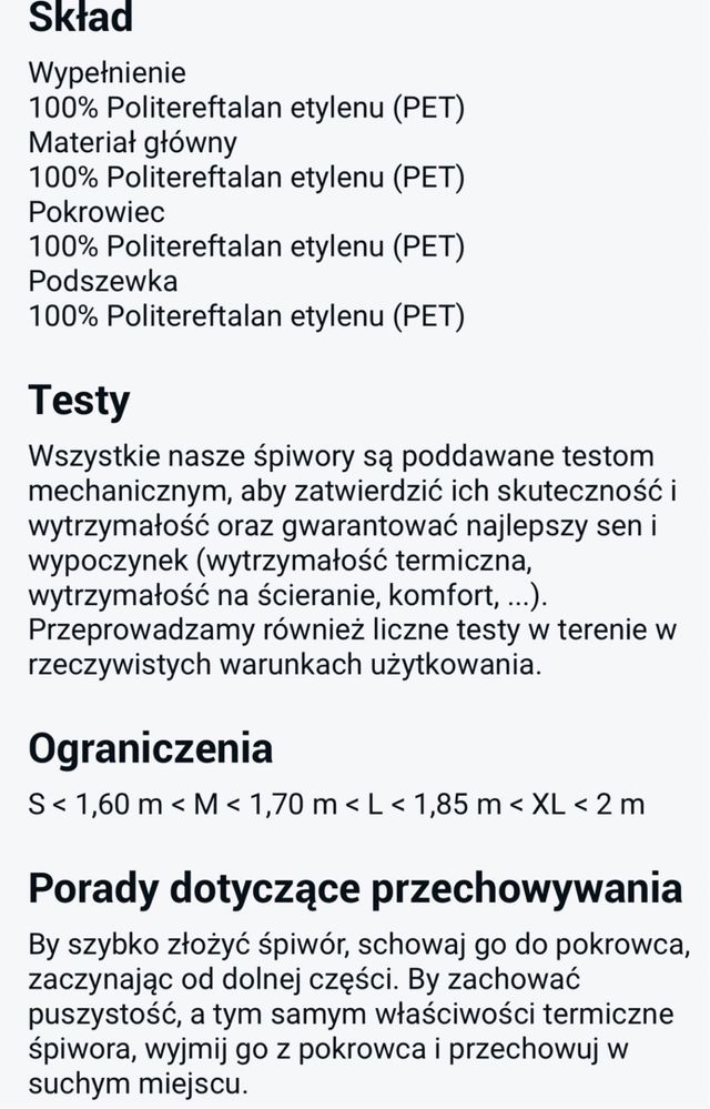 Śpiwór Decatlon