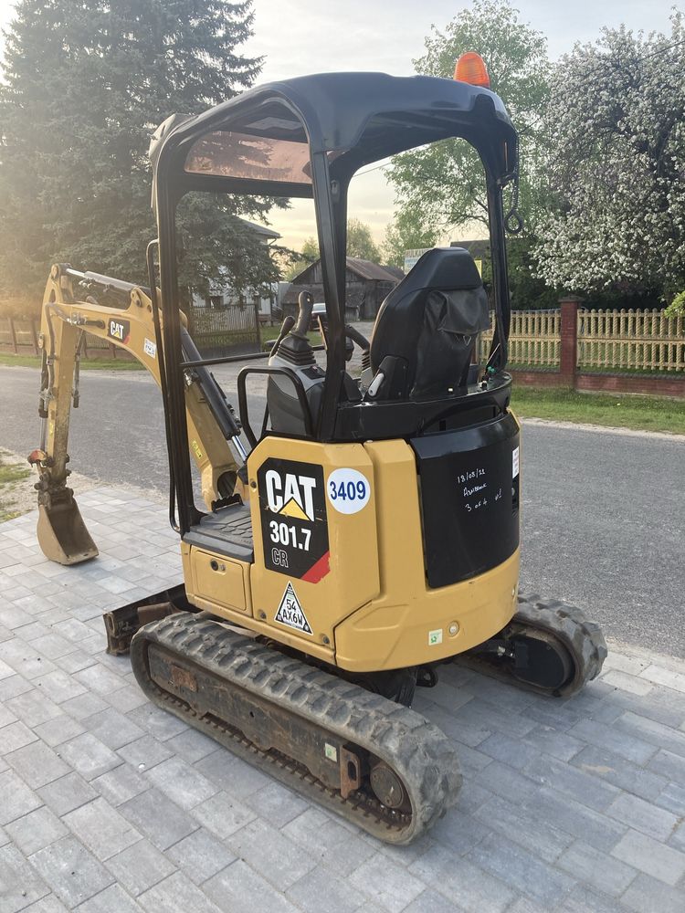 Minikoparka catepillar cat 301.7 , 834 mth , 2 tony 2019 rok