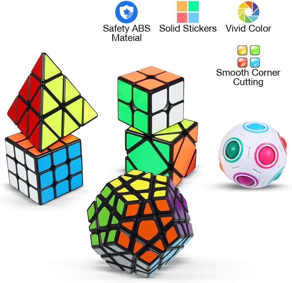 Zestaw Speed Cube zestaw 6 sztuk magicznych kostek Rubika