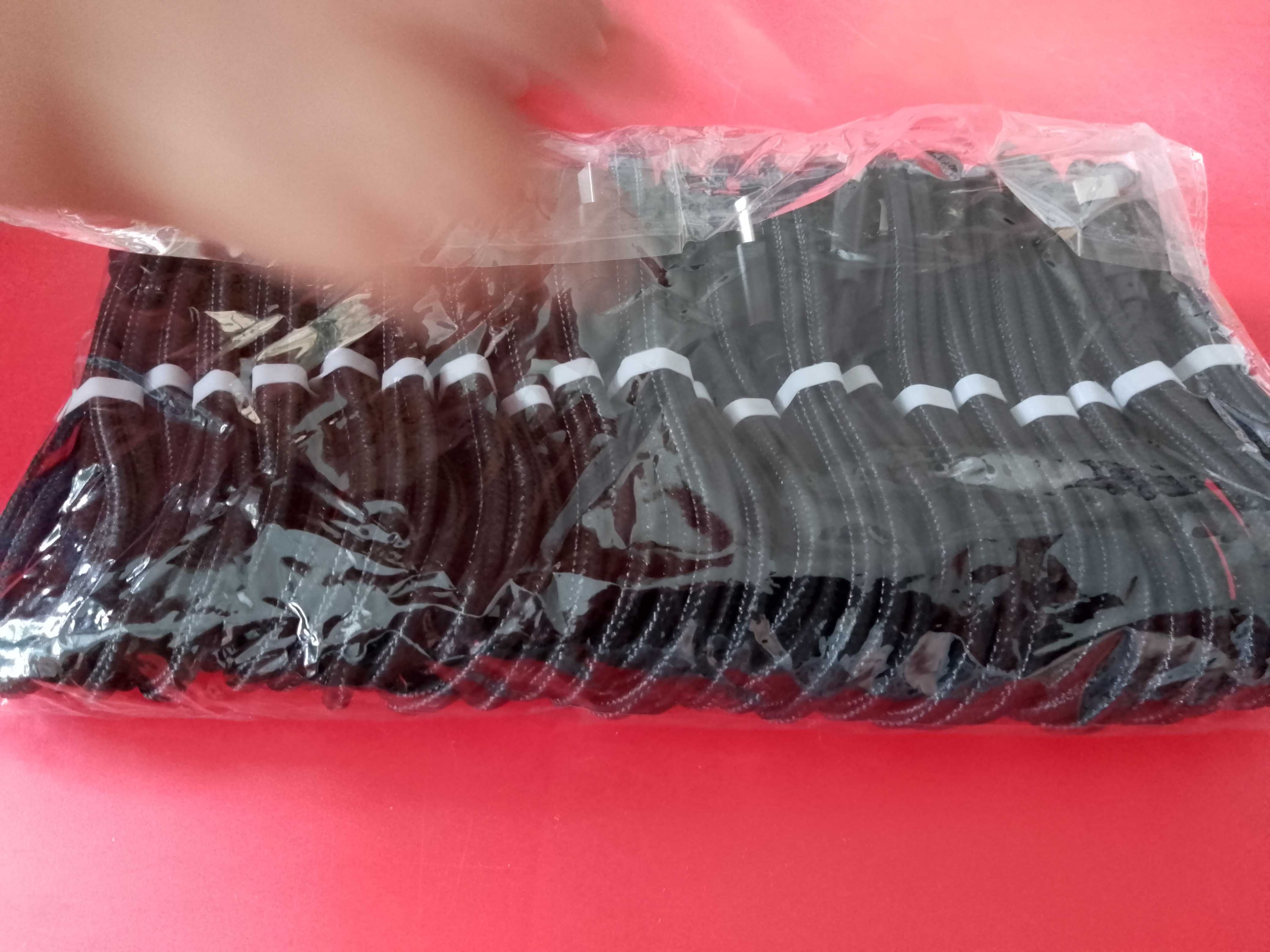 TYP-C KABEL QUICK CHARGE 3.0 szybkie ŁADOWANIE nylonowy różne kolory