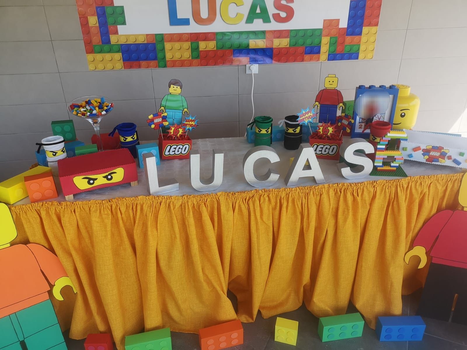 Festa temática LEGO e Ninjago