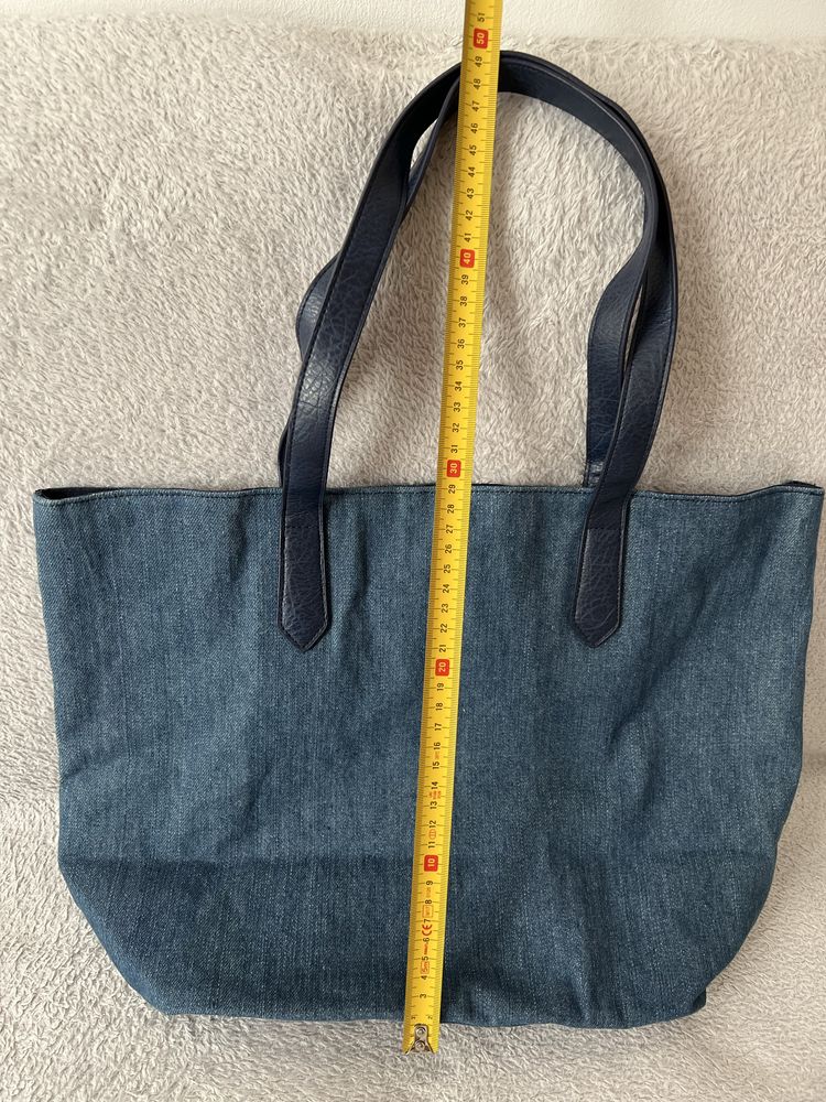 Ekologiczna dżinsowa torba typu „shopper bag”