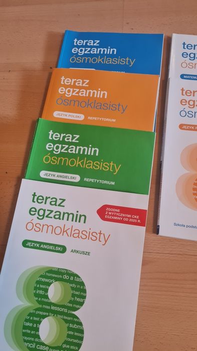 Zestaw „Teraz egzamin ósmoklasisty” – 3 repetytoria+arkusz+2 gratisyy