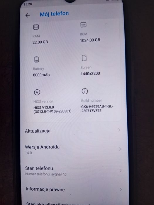 Smartfon X8 pro.