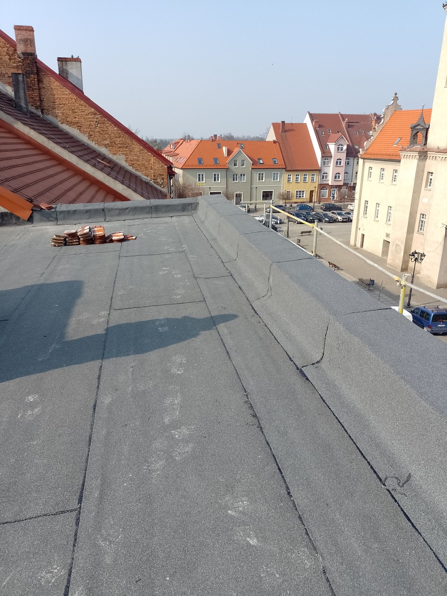 Naprawa remont dachu, membrana , papa termozgrzewalna, Dach dekarz