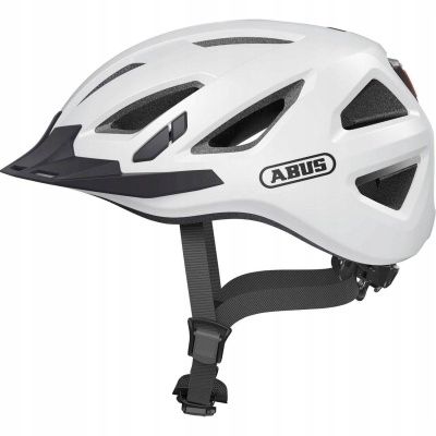 Abus Urban-I 3.0 Kask Rowerowy Miejski LED Biały S 51-55 cm