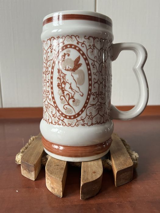 Kufel kolekcjonerski, Bogucice, biały