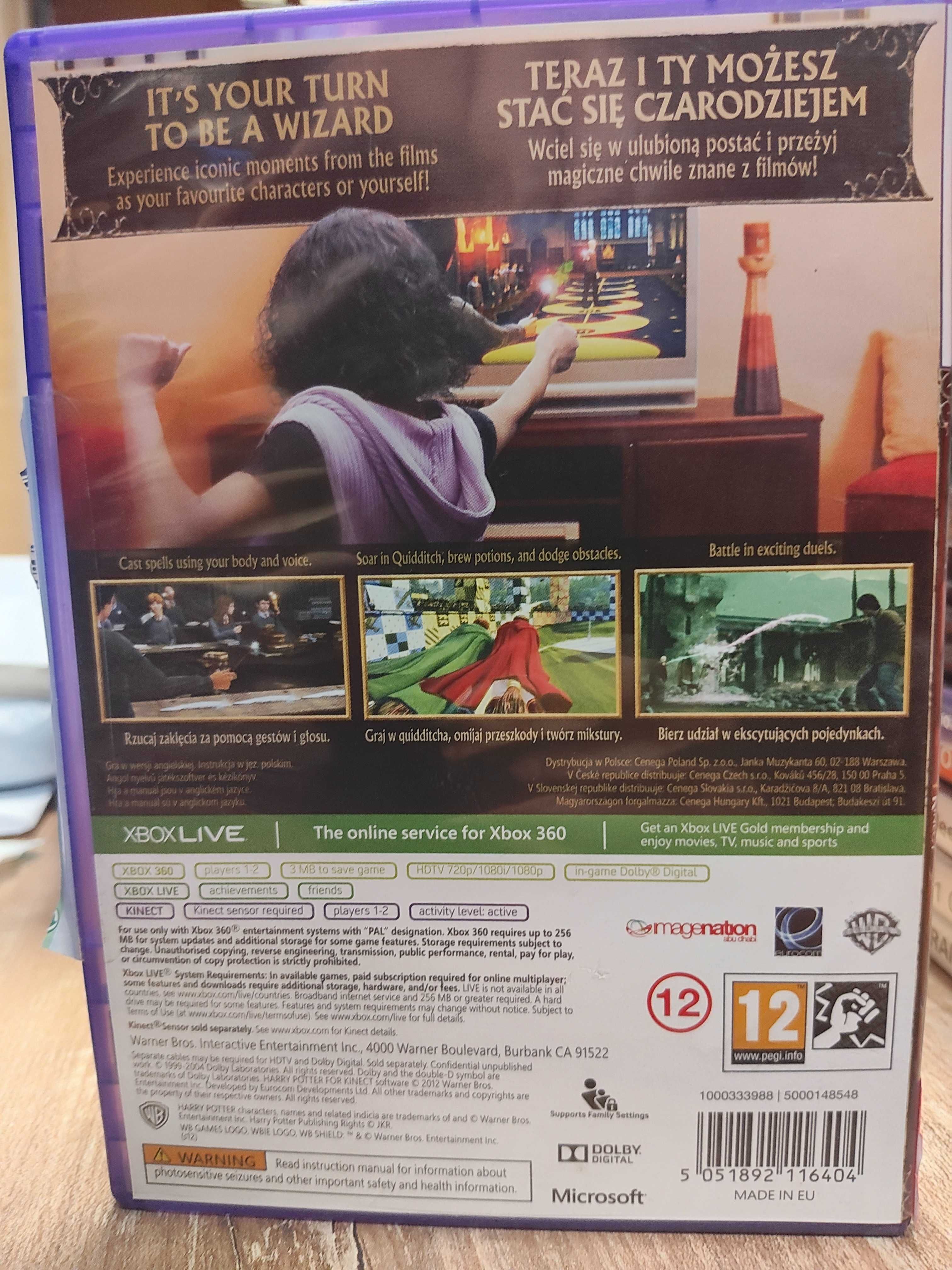 Harry Potter for Kinect X360,  Sklep Wysyłka Wymiana