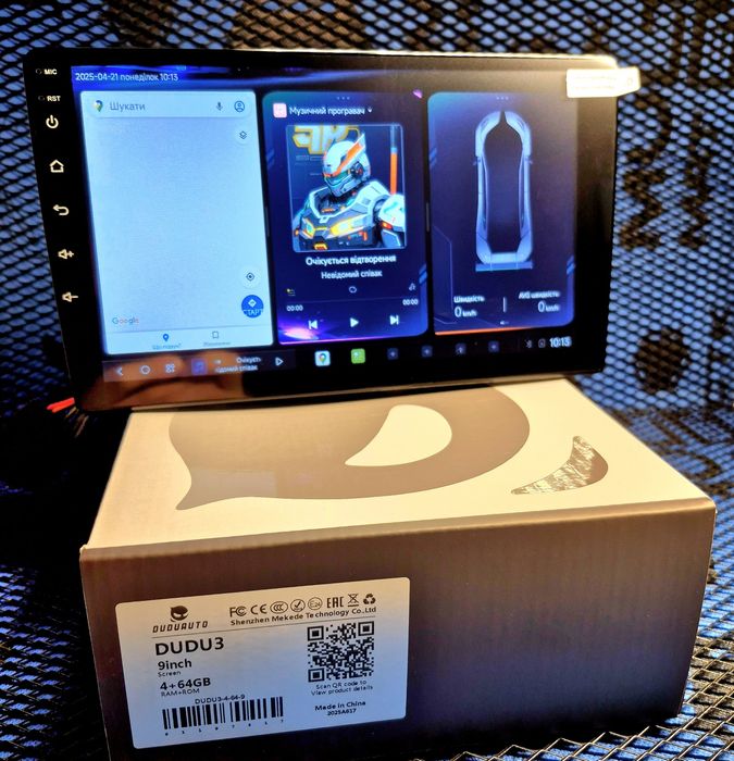 Штатна магнітола DUDU 3 4/64 9" 4G  sim карта