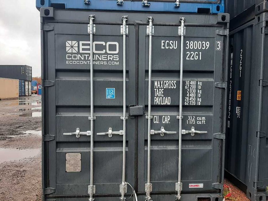 Nowe kontenery morskie 20''DC one way od ręki