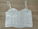 Gorsetowy top Bershka S