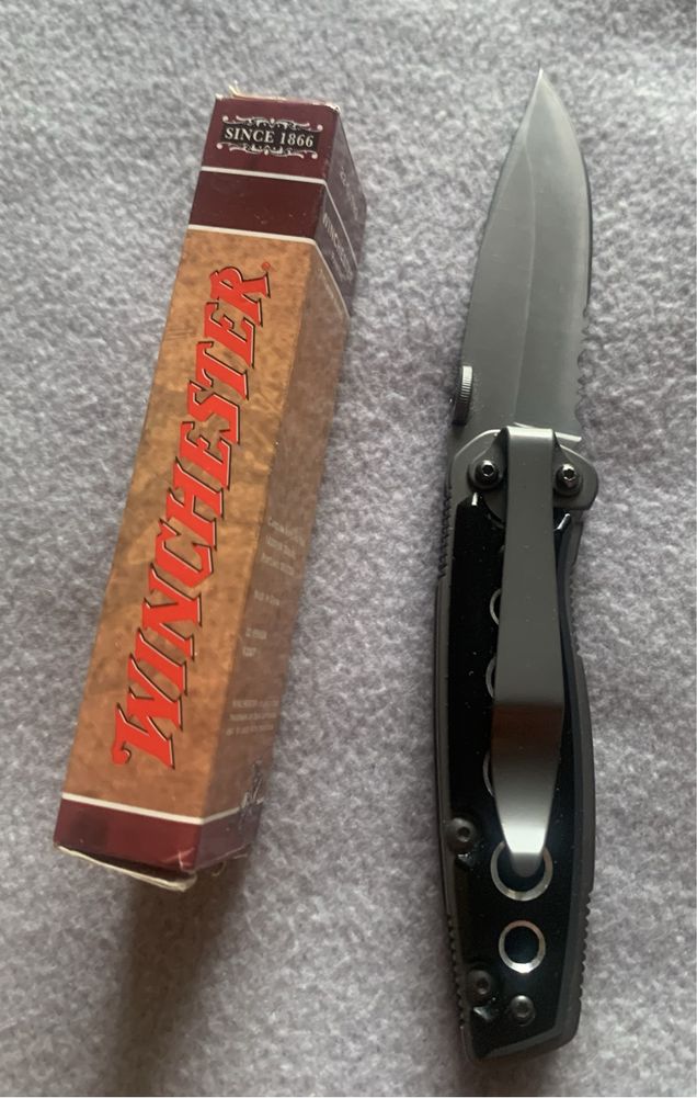 Winchester parfive tanto point folding linerlock knife нож