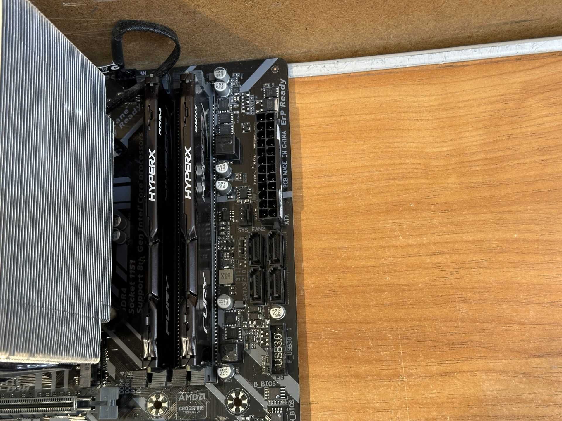 Gigabyte B360M D3H/i7-8700K/DDR4 16gb топовий ігровий комплект