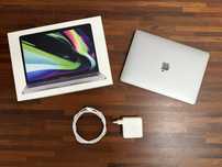 MacBook Pro 13 M1 / 8GB RAM / 256GB SSD / Srebrny / pudełko i ładowark