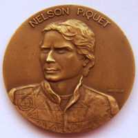 Medalha de Bronze Desporto Fórmula 1 F1 Nelson Piquet Campeão do Mundo